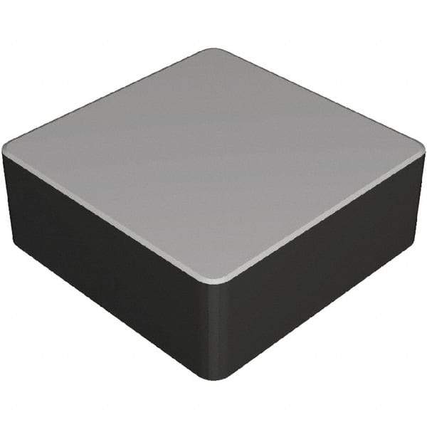 Kennametal - SNGN332 CB Grade KBK45 Carbide Turning Insert - TiN Finish, 90° Square, 3/8" Inscr Circle, 3/16" Thick, 1/32" Corner Radius - Apex Tool & Supply