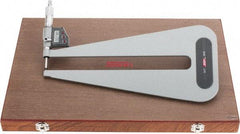 SPI - 0 to 1" Range, 0.00005" Resolution, Deep Throat IP65 Electronic Outside Micrometer - 0.0003" Accuracy, Ratchet Stop Thimble, Carbide Face, LR44 Battery, Includes NIST Traceable Certification of Inspection - Apex Tool & Supply