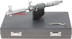 SPI - 3 to 4" Range, 0.00005" Resolution, Ratchet Stop Thimble, Electronic Inside & Tubular Micrometer - Apex Tool & Supply