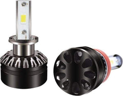 PRO-SOURCE - 5,000 Lumens, 12-24 VDC, H1 LED Headlight - 6500K Cool White Color Scale, 30 Low/High Watt, 30,000 to 50,000 Average Life Hours - Apex Tool & Supply