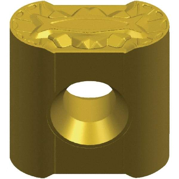Kennametal - LNUX191950 RRP Grade KCP25B Carbide Turning Insert - TiOCN Finish, 3/4" Inscr Circle, 3/4" Thick, 5mm Corner Radius - Apex Tool & Supply