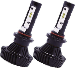 PRO-SOURCE - 4,500 Lumens, 10-40 VDC, 9005 LED Headlight - 6500K Cool White Color Scale, 40 Low/High Watt, 30,000 to 50,000 Average Life Hours - Apex Tool & Supply