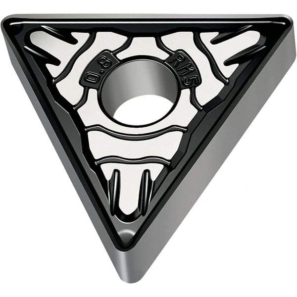 Walter - TNMG333 RM5 Grade WSM20S Carbide Turning Insert - 60° Triangle, 3/8" Inscr Circle, 3/16" Thick, 3/64" Corner Radius - Apex Tool & Supply