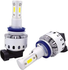 PRO-SOURCE - 5,000 Lumens, 12-24 VDC, H8, H9 & H11 LED Headlight - 6500K Cool White Color Scale, 45 Low/High Watt, 30,000 to 50,000 Average Life Hours - Apex Tool & Supply