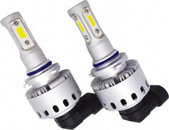 PRO-SOURCE - 5,000 Lumens, 12-24 VDC, 9005 LED Headlight - 6500K Cool White Color Scale, 45 Low/High Watt, 30,000 to 50,000 Average Life Hours - Apex Tool & Supply