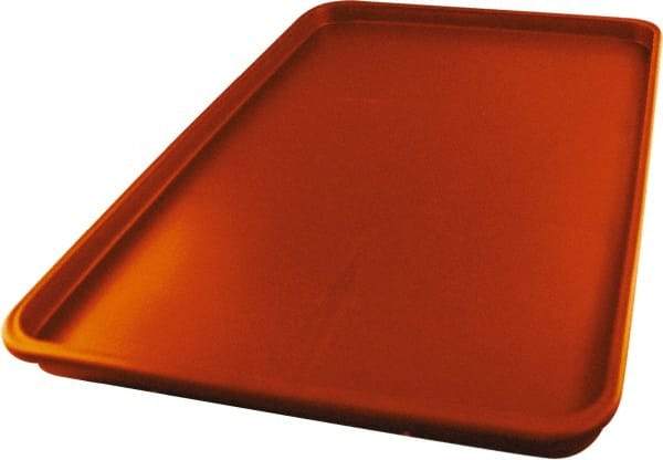 Made in USA - 14-1/4" Long x 9-1/2" Wide x 1-1/4" Deep Lid Tray - Polypropylene - Apex Tool & Supply