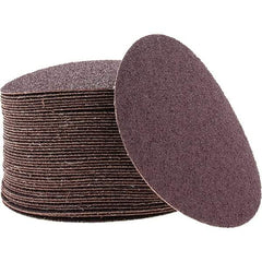SIA Abrasives - 5" Diam, 40 Grit Aluminum Oxide Adhesive PSA Disc - Very Coarse Grade, D Weighted Paper Backing, For Low Speed Dual-Action Sanders, Orbital Sanders - Apex Tool & Supply