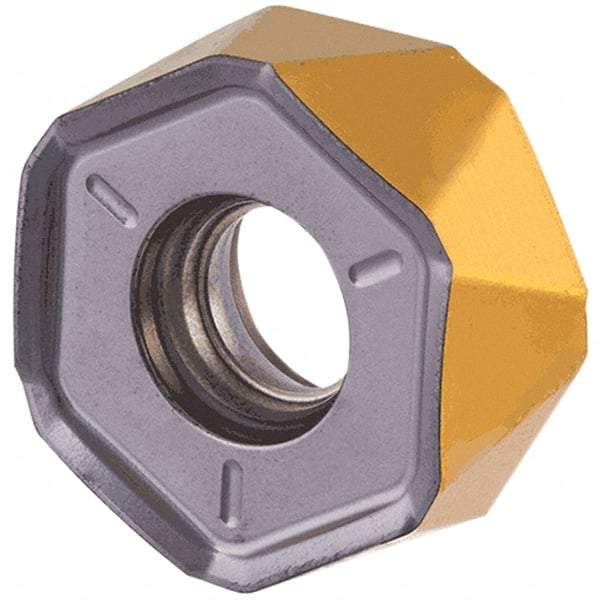 Iscar - H1200 HXCU0606 TR Grade IC5500 Carbide Milling Insert - Al2O3 Finish, 7.15mm Thick, 14.88mm Inscribed Circle, 1.6mm Corner Radius - Apex Tool & Supply