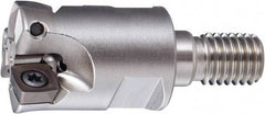 OSG - 33mm Cut Diam, 40mm Max Depth, M16 Modular Connection Indexable High-Feed End Mill - Screw Holding Method, PHC Insert, PHC Toolholder, Through Coolant - Apex Tool & Supply