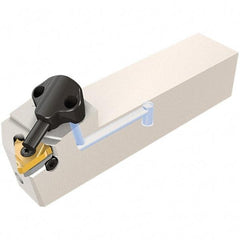 Iscar - 24N050PENTA PF Grade IC30N, 0.5mm Cutting Width Carbide Grooving Insert - 2.5mm Max Depth of Cut, 0.05mm Corner Radius, Uncoated - Apex Tool & Supply