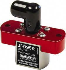 Mag-Mate - 95 Lb Load Capacity, Magnetic Clamp - 2.18" High x 2-1/4" Long x 0.85" Wide, 2 Poles - Apex Tool & Supply