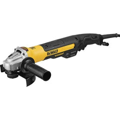 DeWALT - 5 & 6" Wheel Diam, 9,000 RPM, Corded Angle & Disc Grinder - 5/8-11 Spindle, 13 Amps - Apex Tool & Supply