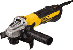 DeWALT - 5 & 6" Wheel Diam, 9,000 RPM, Corded Angle & Disc Grinder - 5/8-11 Spindle, 13 Amps - Apex Tool & Supply
