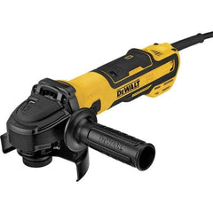 DeWALT - 5" Wheel Diam, 10,500 RPM, Corded Angle & Disc Grinder - 5/8-11 Spindle, 13 Amps - Apex Tool & Supply