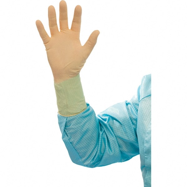 BioClean - Size 7.5, 6.69 mil, Cleanroom Grade, Powder Free Latex Disposable Gloves - Apex Tool & Supply