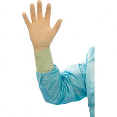 BioClean - Size 7.5, 6.69 mil, Cleanroom Grade, Powder Free Latex Disposable Gloves - Apex Tool & Supply