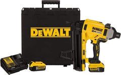 DeWALT - Cordless Concrete Nailer - 0.14 Gauge Nail Diam, 1/2 to 2-1/4" Long Nail, Lithium-Ion Batteries Not Included - Apex Tool & Supply