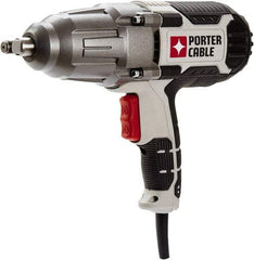 Porter-Cable - 1/2" Drive, 450 Ft/Lb Torque, Pistol Grip Handle, 2,600 RPM, Impact Wrench - 7 Amps, 12 Volts - Apex Tool & Supply