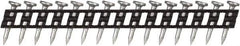 DeWALT - 13 Gauge 0.102" Shank Diam 0.78" Long Concrete Nails for Power Nailers - Steel, Yellow Zinc Finish, Smooth Shank, Angled Stick Plastic Collation, Round Head - Apex Tool & Supply