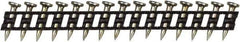 DeWALT - 11 Gauge 0.12" Shank Diam 0.73" Long Concrete Nails for Power Nailers - Steel, Yellow Zinc Finish, Smooth Shank, Angled Stick Plastic Collation, Round Head - Apex Tool & Supply