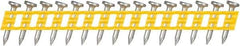 DeWALT - 13 Gauge 0.102" Shank Diam 3/4" Long Concrete Nails for Power Nailers - Steel, Zinc Finish, Smooth Shank, Angled Stick Plastic Collation, Round Head - Apex Tool & Supply