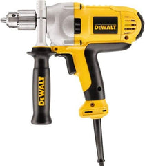 DeWALT - 1/2" Keyed Chuck, 1,250 RPM, Mid-Handle Grip Electric Drill - 10.5 Amps, Reversible - Apex Tool & Supply
