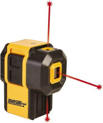 Johnson Level & Tool - 3 Beam 100' Max Range Self Leveling Dot Laser Level - Red Beam, 1/8" at 30' Accuracy - Apex Tool & Supply