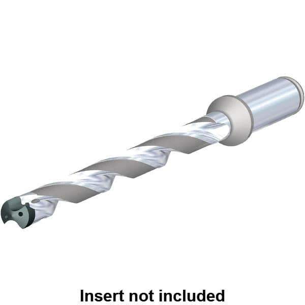 Kennametal - Series KenTIP FS, Head Connection N, 12xD, 16mm Shank Diam, Drill Body - 48mm Drill Body Length to Flange, KTFS Toolholder, 12mm Nose Diam, 222mm OAL, 222mm Drill Body Length, 161.4mm Flute Length - Apex Tool & Supply