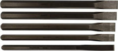 Mayhew - 5 Piece Cold Chisel Set - Sizes Included 1/2 to 1" - Apex Tool & Supply