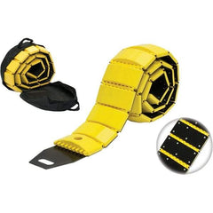 TAPCO - 120" Long x 8-3/4" Wide x 1-3/4" High, Speed Bump - Yellow, Plastic - Apex Tool & Supply