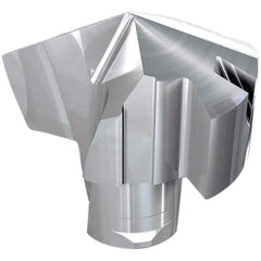 Iscar - Series ICN, 16.7mm Diam Grade IC08 Replaceable Drill Tip - Carbide, Uncoated, 16 Seat Size - Apex Tool & Supply