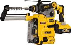DeWALT - 20 Volt 1-1/8" SDS Plus Chuck Cordless Rotary Hammer - 0 to 4,480 BPM, 0 to 1,000 RPM, Reversible - Apex Tool & Supply