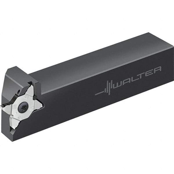 Walter - 6mm Max Depth of Cut, Indexable Grooving Tool Holder - 16mm Shank Height, 16mm Shank Width, 120mm OAL - Apex Tool & Supply