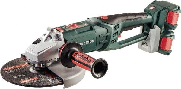 Metabo - 9" Wheel Diam, 6,600 RPM, Cordless Angle & Disc Grinder - 5/8-11 Spindle - Apex Tool & Supply