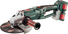 Metabo - 9" Wheel Diam, 6,600 RPM, Cordless Angle & Disc Grinder - 5/8-11 Spindle - Apex Tool & Supply