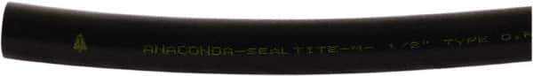 Anaconda Sealtite - 1/2" Trade Size, 500' Long, Flexible Liquidtight Conduit - Galvanized Steel & PVC, 1/2" ID, Black - Apex Tool & Supply