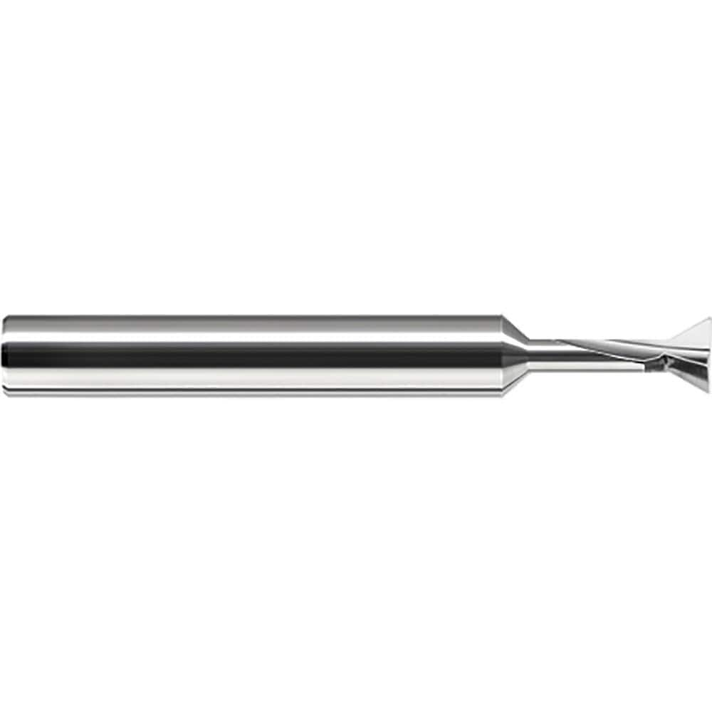 Harvey Tool - 30° 3/16" Cut Diam, 1/8" Cut Width, Solid Carbide Dovetail Cutter - Exact Industrial Supply