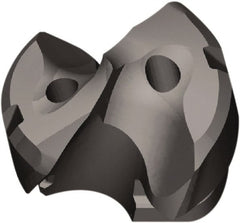 Kennametal - Series KTFS, 37/64" Diam Grade KC7410 143° Replaceable Drill Tip - Apex Tool & Supply