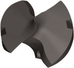Kennametal - Series KTFS, 22.6mm Diam Grade KCP15A 143° Replaceable Drill Tip - Apex Tool & Supply