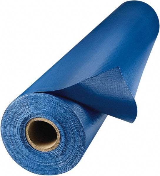Steiner - 61" Wide Vinyl Laminated Polyester Welding Curtain - Blue - Apex Tool & Supply