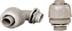 Anaconda Sealtite - 1-1/2" Trade, Nylon Threaded Straight Liquidtight Conduit Connector - Insulated - Apex Tool & Supply