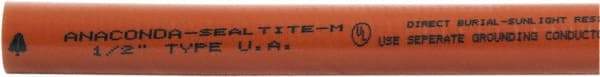 Anaconda Sealtite - 1/2" Trade Size, 500' Long, Flexible Liquidtight Conduit - Galvanized Steel & PVC, 12.7mm ID - Apex Tool & Supply