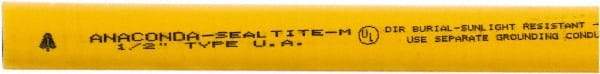Anaconda Sealtite - 3/4" Trade Size, 100' Long, Flexible Liquidtight Conduit - Galvanized Steel & PVC, 19.05mm ID - Apex Tool & Supply