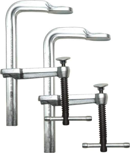 Bessey - 5-1/2" Throat Depth, 8" Max Capacity, Standard Sliding Arm Clamp - 2,660 Lb Clamping Pressure, 0.775" Spindle Diam - Apex Tool & Supply