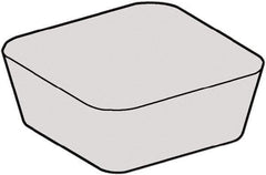 Kennametal - SDHN43 Grade KBK50 CBN Milling Insert - Uncoated, 3/16" Thick, 1/2" Inscribed Circle - Apex Tool & Supply