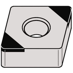 Kennametal - CNGA433 MT Grade KBH10 CBN Turning Insert - 80° Diamond, 1/2" Inscr Circle, 3/16" Thick, 3/64" Corner Radius - Apex Tool & Supply