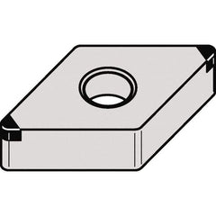 Kennametal - DNGA432 Grade KBH10 CBN Turning Insert - 55° Diamond, 1/2" Inscr Circle, 3/16" Thick, 1/64" Corner Radius - Apex Tool & Supply