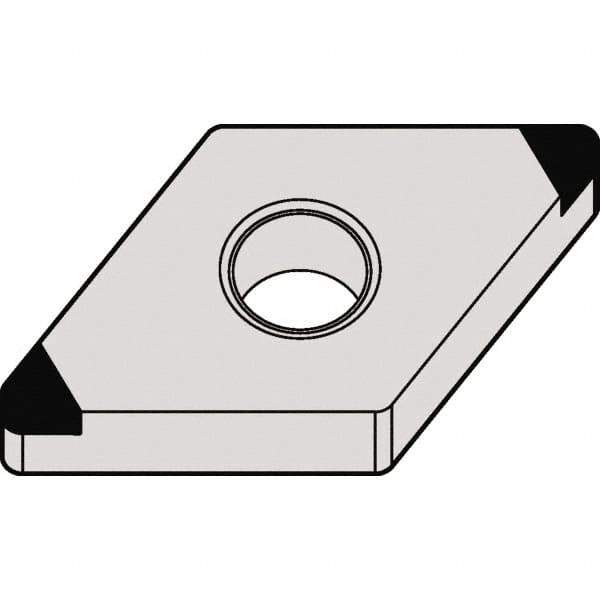 Kennametal - DNGA442 MT Grade KBH10 CBN Turning Insert - 55° Diamond, 1/2" Inscr Circle, 1/4" Thick, 1/32" Corner Radius - Apex Tool & Supply