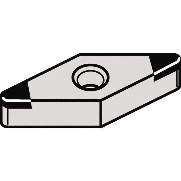 Kennametal - VNGA331 MT Grade KBH10 CBN Turning Insert - 35° Diamond, 3/8" Inscr Circle, 3/16" Thick, 1/64" Corner Radius - Apex Tool & Supply