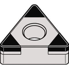 Kennametal - TNGA333 MT Grade KBH10 CBN Turning Insert - 60° Triangle, 3/8" Inscr Circle, 3/16" Thick, 3/64" Corner Radius - Apex Tool & Supply